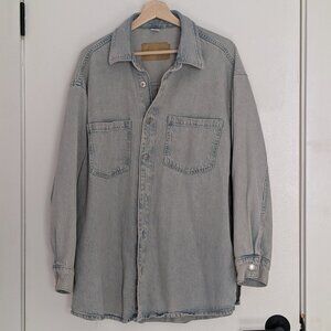H&M Feather Soft Denim Shirt